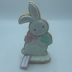 Cupcakes & Cashmere Pastel Gingerbread Easter Bunny Sugar Cookie